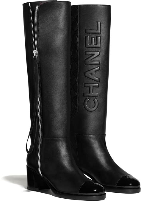 chanel boots heel|knee high chanel boots.